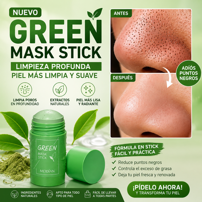 GREEN MASK™ | Mascarilla Facial Coreana de Té Verde