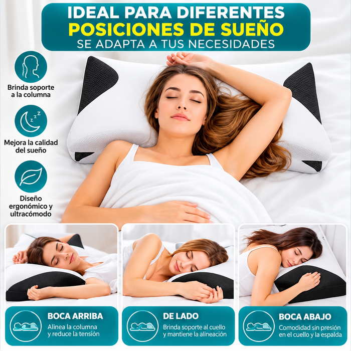 Almohada cervical ergonómica — detalle 2