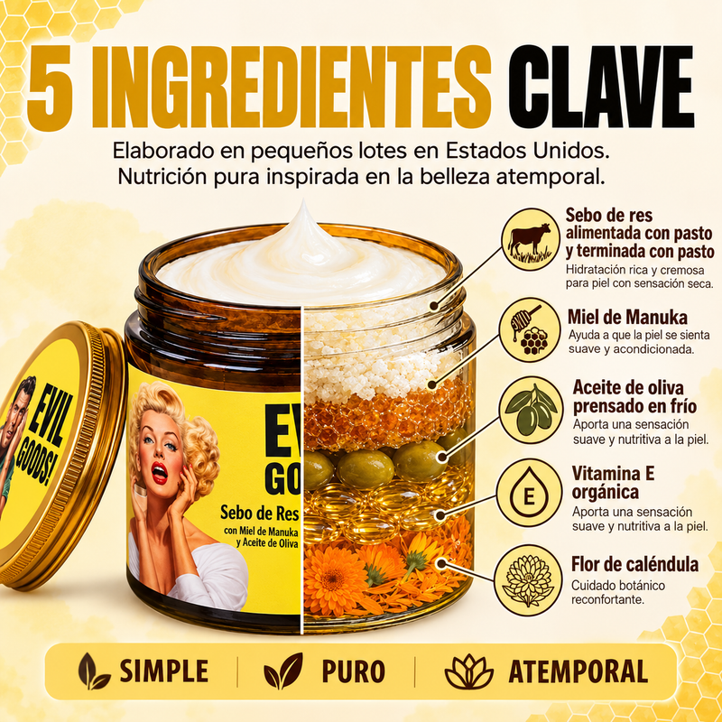 Crema de sebo de res 100 ml