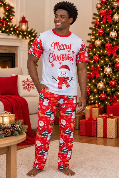PANTALON CAMISETA NAVIDEÑA HOMBRE