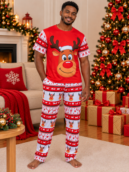 PANTALON CAMISETA NAVIDEÑA HOMBRE